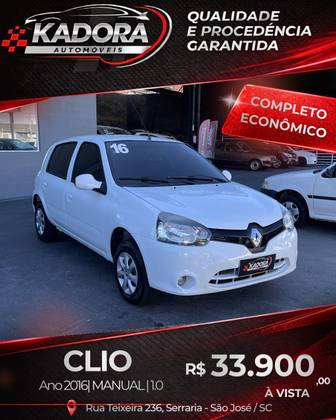 RENAULT CLIO 1.0 EXPRESSION 16V FLEX 4P MANUAL